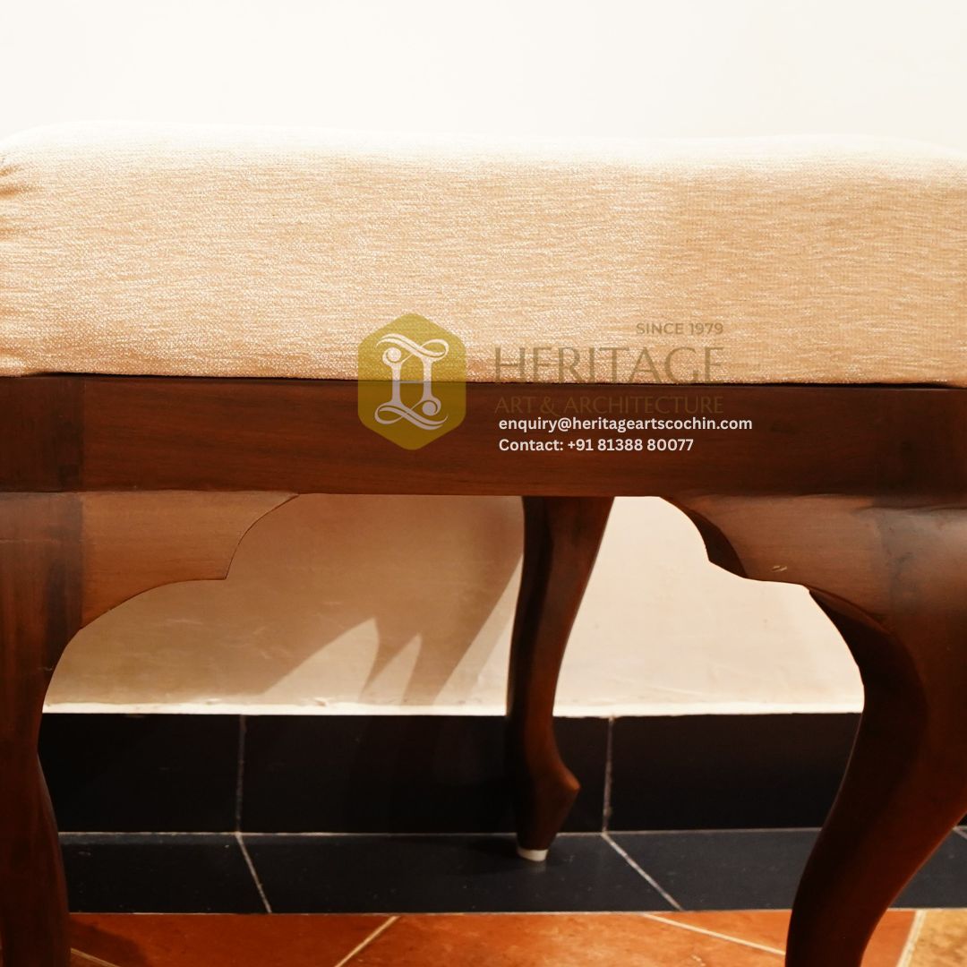 Nilaya Heritage - Teak Wood Ottomans - Image 3