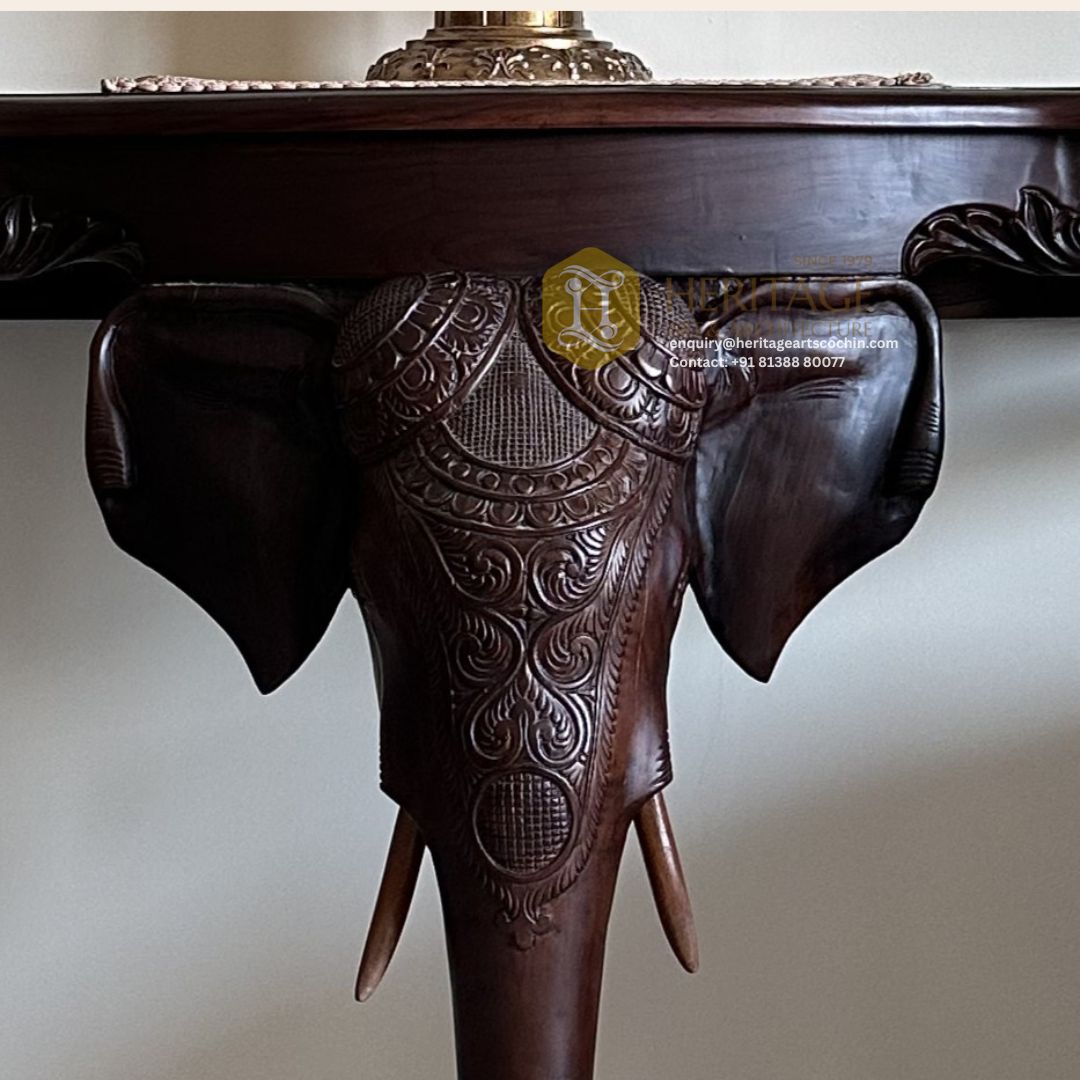 Maatanga Elephant Faced Console - Image 3