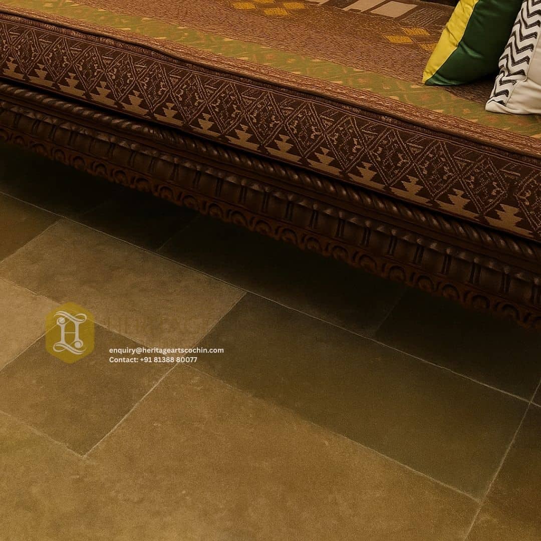 carved teak wood sofa base in indian style