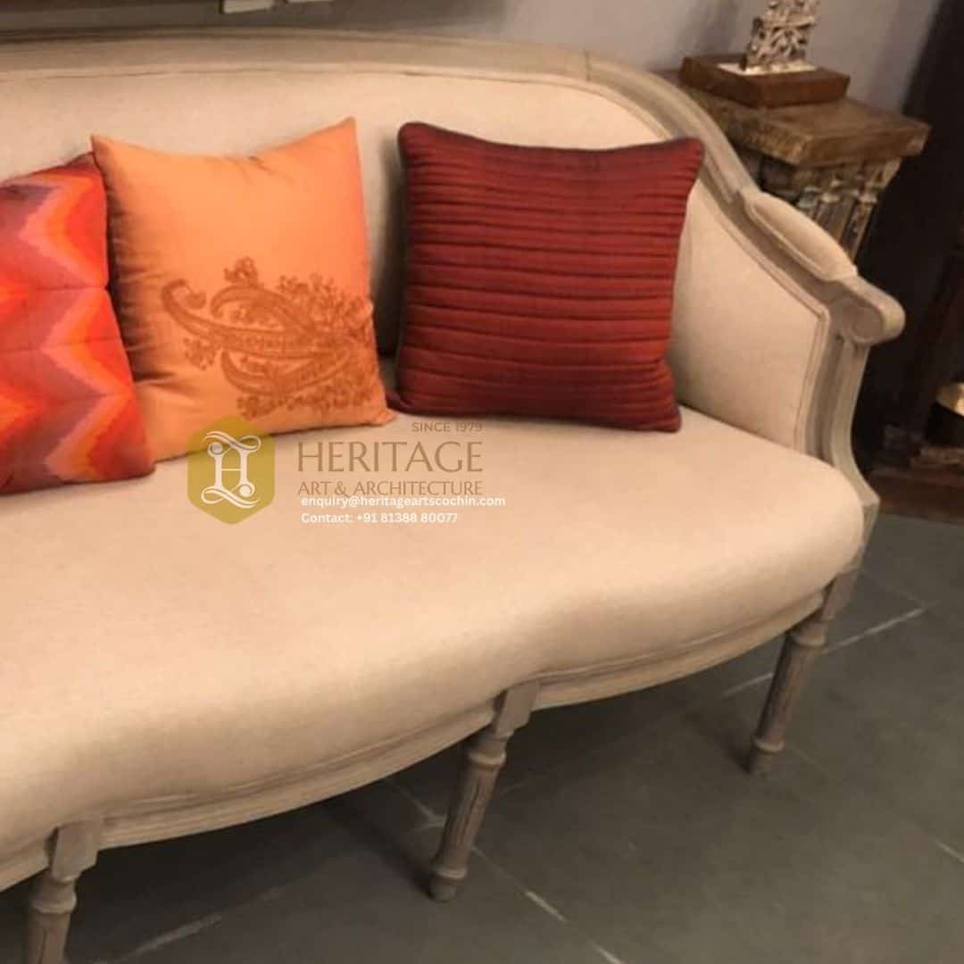 handcrafted heritage sofa set in india