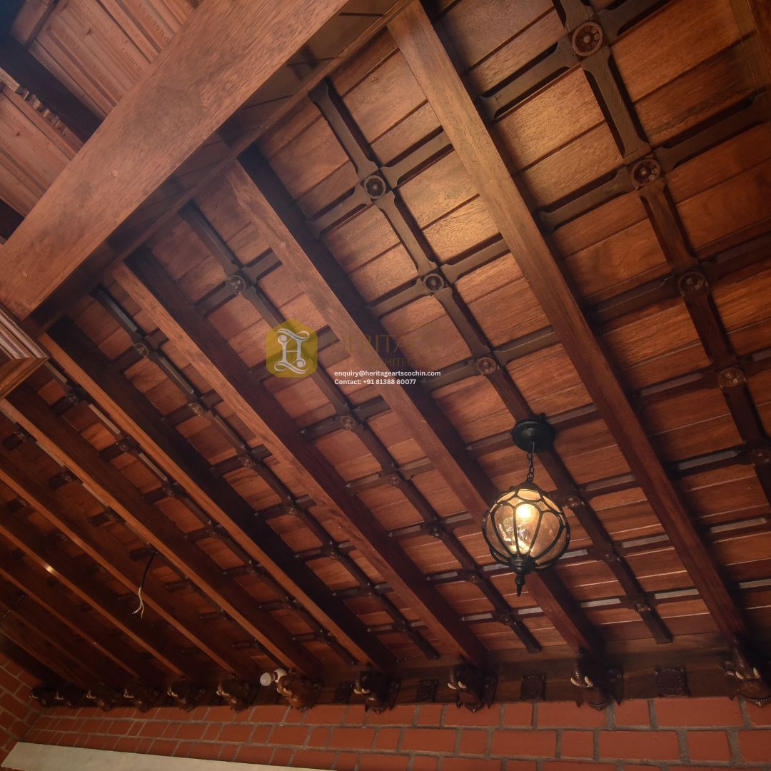 premium wooden ceiling panels in Kochi