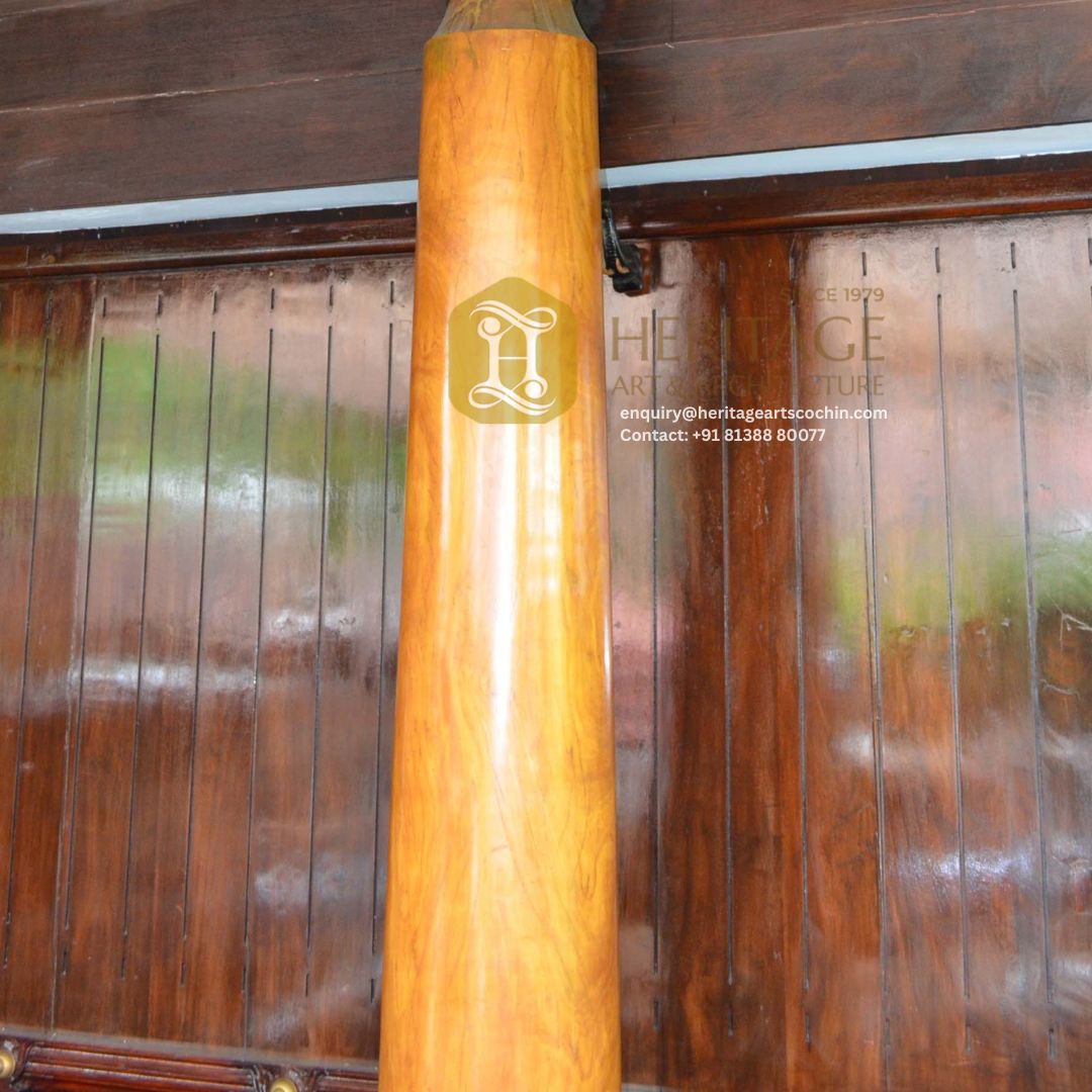 premium wooden pillar in kerala