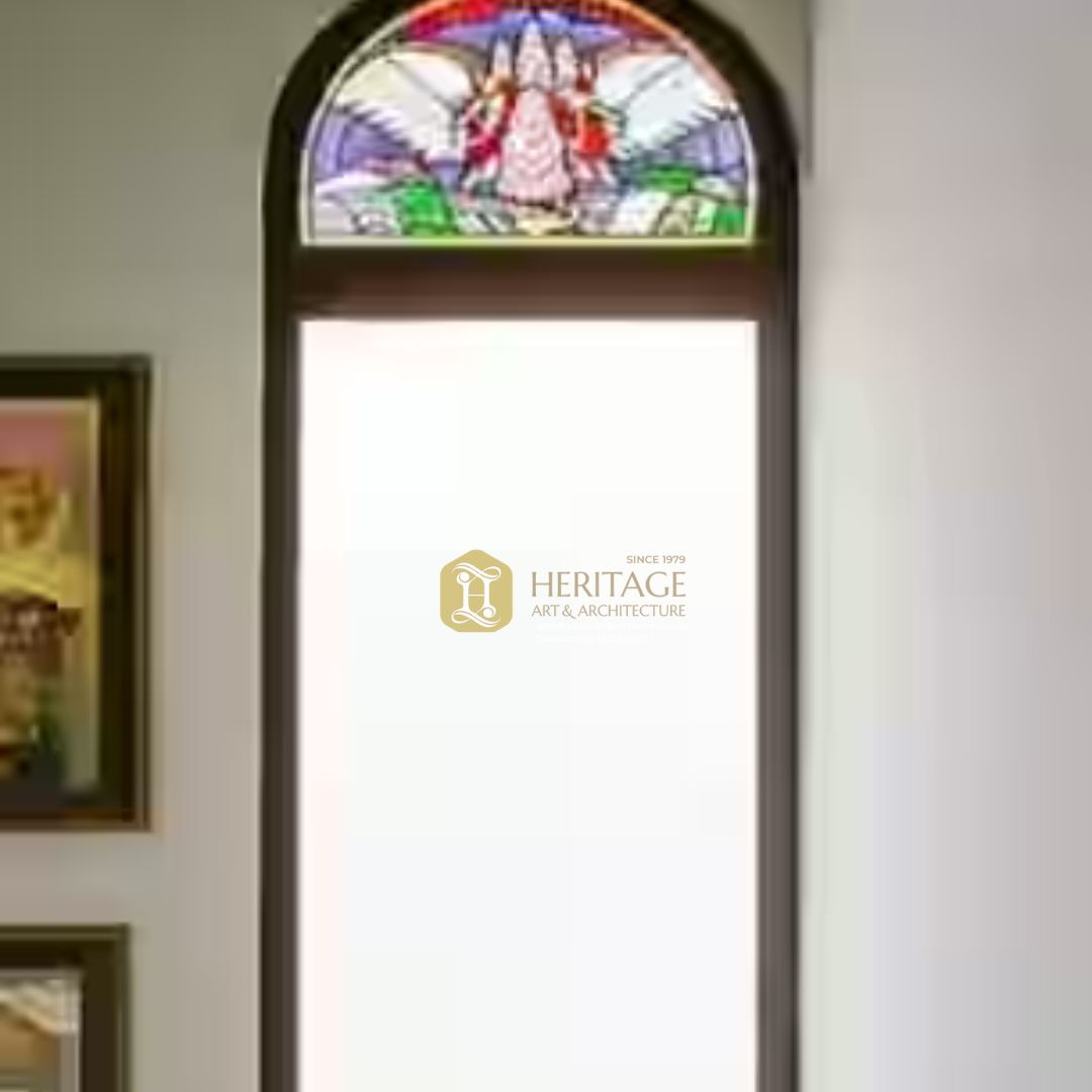 heritage stained glass window kerala